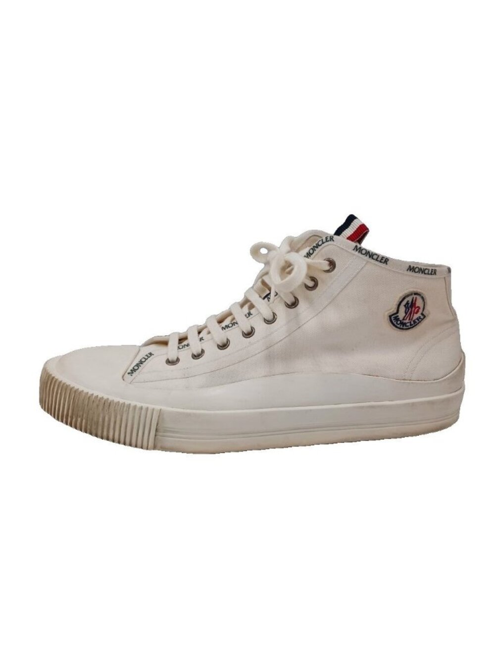 Moncler High-Top Sneakers Logo White